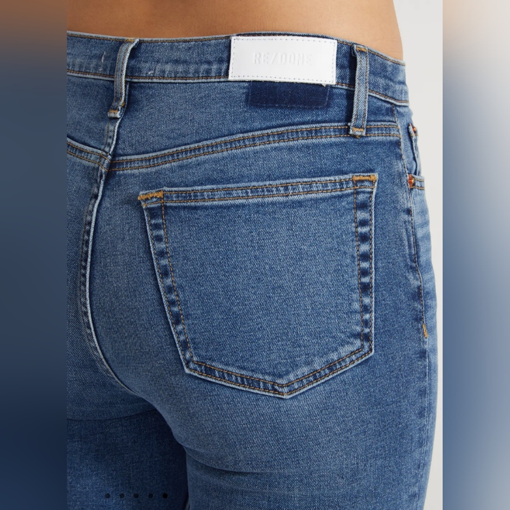 Re/Done 70s Stove Pipe Jeans Women's Size 4 Western Blue NWT